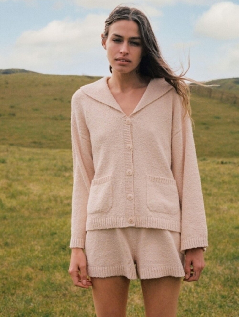 Christy dawn the aura cardigan Sweater in xsmall, organic cotton boucle - Picture 3 of 4